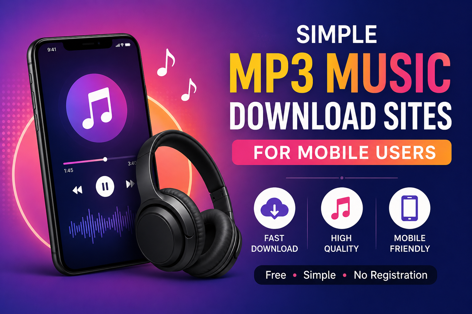 Simple MP3 Music Download Sites for Mobile Users